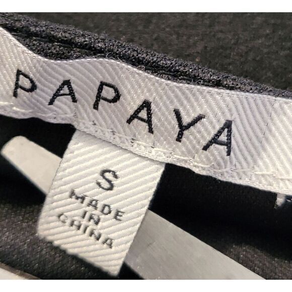 Papaya Womens Dress Black Size S Bedazzle Glitter Sequence Sheath Made In‎ USA - Picture 3 of 9